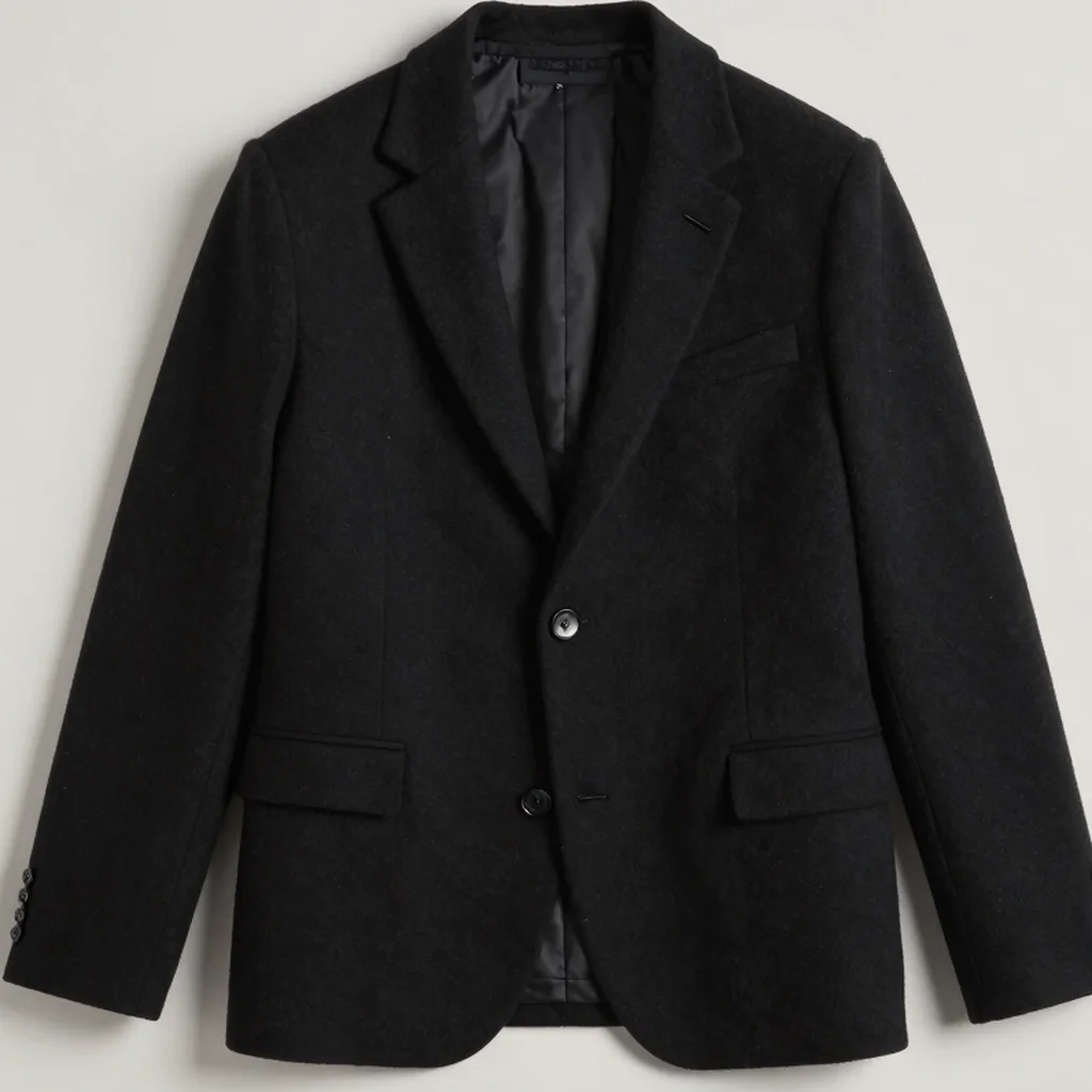 Architectural Wool Tailored Blazer