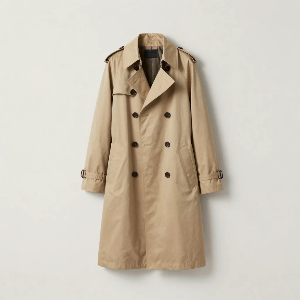 Structured Minimalist Trench Coat