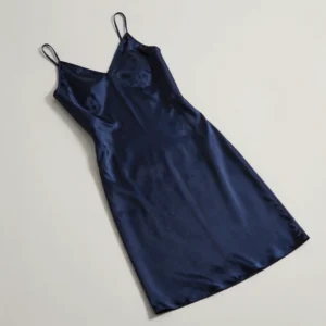 Minimalist Bias-Cut Silk Slip Dress